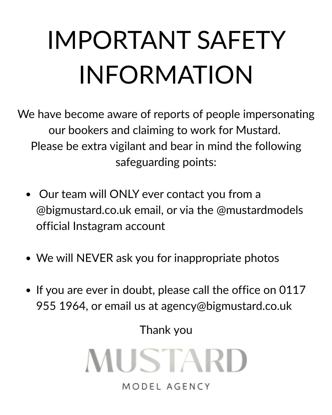 ‼️IMPORTANT SAFETY INFORMATION‼️ 

We have become aware of reports of people…