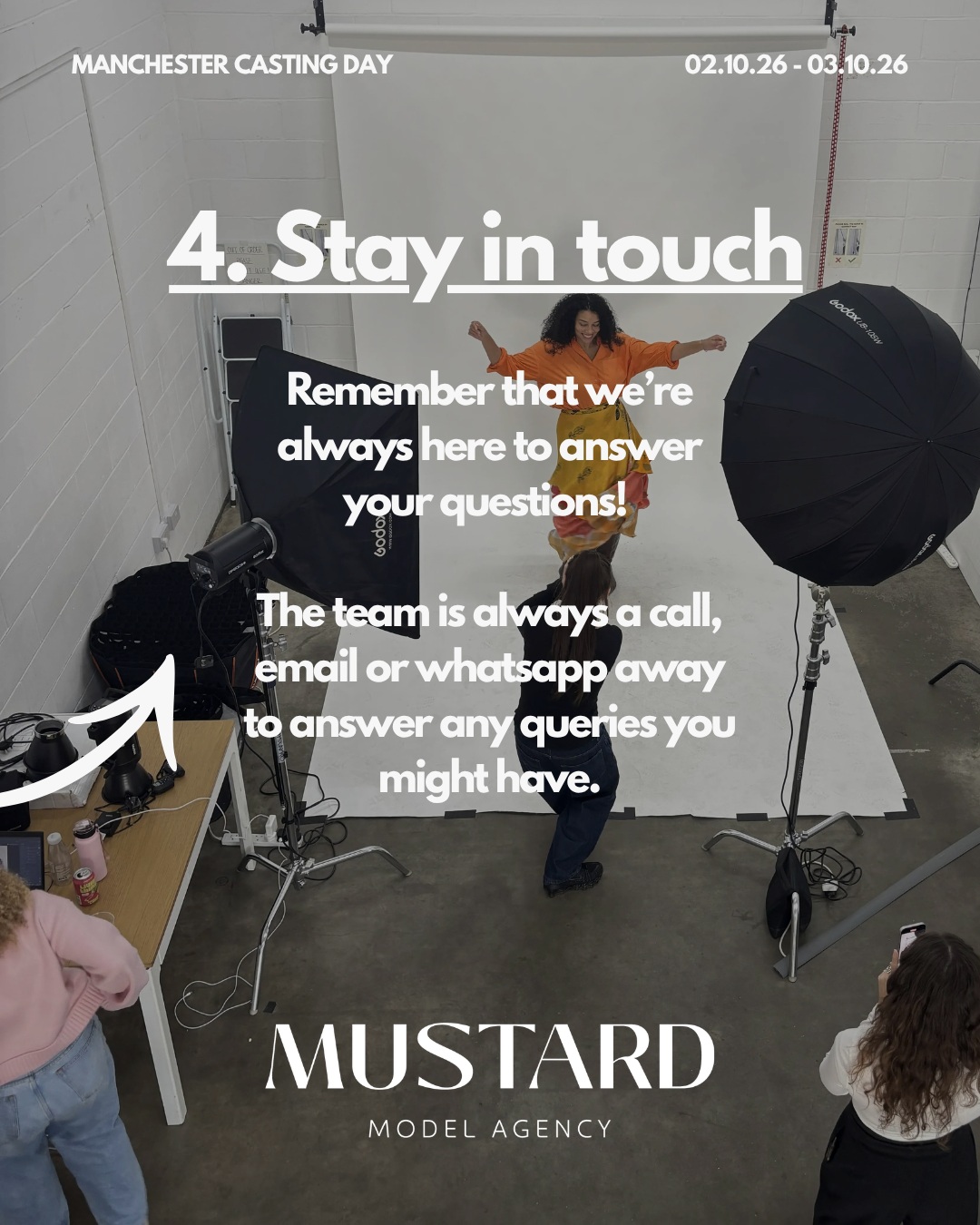 So, you attended our Manchester casting... now what? 

Swipe through to find out the next…